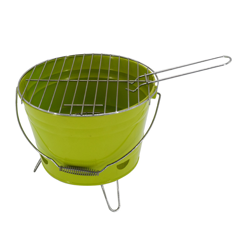 Μίνι πολύχρωμος φορητός κάδος BBQ κάρβουνο